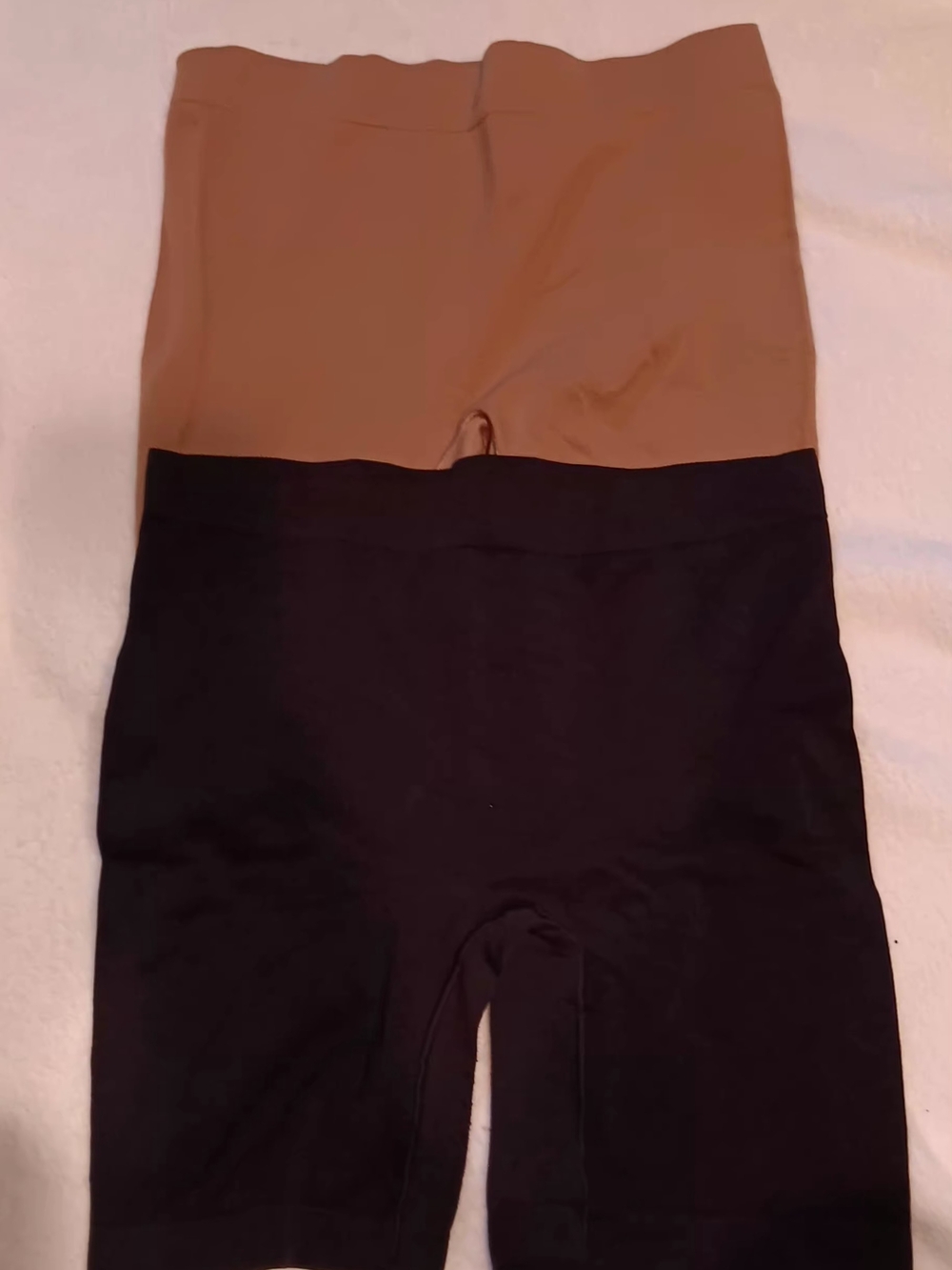 FIT Figure-Improving Shapewear Shorts in Nude and Black